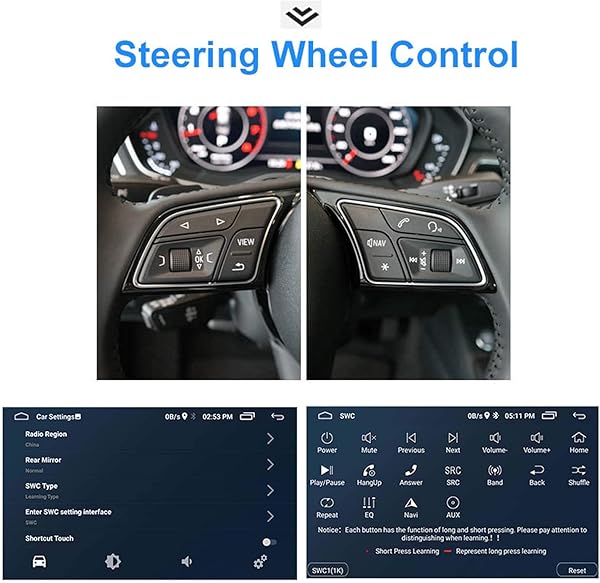 Android 8 1 Radio De Automvil Para Mercedes Benz Smart Fortwo 2016 2017 2018 Coche Estreo GPS Navegacin Touch Pantalla Pantaln MEDIA Player Double Din Unidad Unidad Soporte WiColor4GWIFI116G