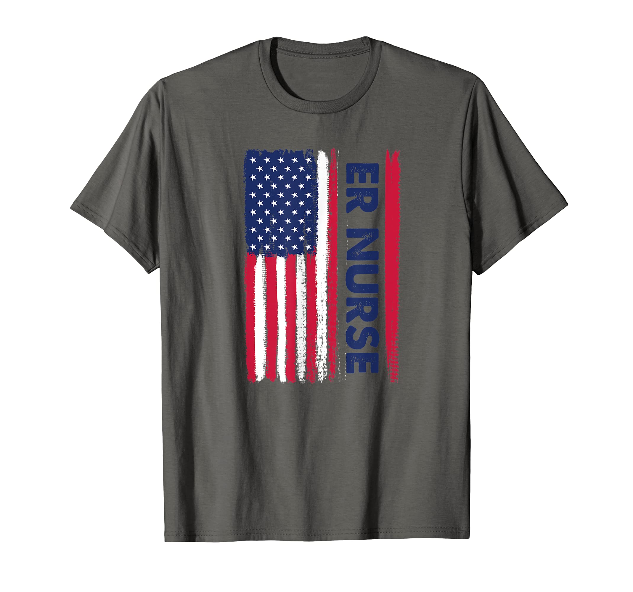 USA American Flag ER Nurse T-Shirt