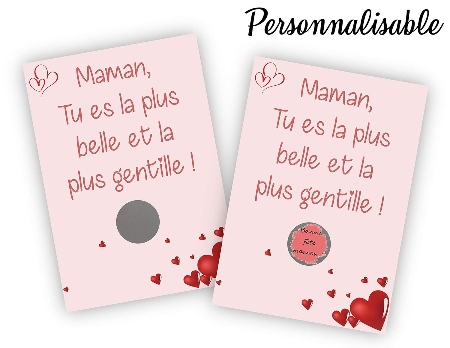 Carte A Gratter Personnalisable Cadeau Original Fete Des Meres Produits Handmade Fournitures De Bureau Et Articles De Fete Meueneagrama Com