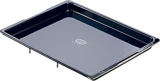 Dr. Oetker Backblech Emaille, rechteckiges Ofenblech der Serie Back-Liebe Emaille für jeden Backofen, für Kuchen & Pizza, verstellbar & emailliert, Maße: 33 x 41-53 cm