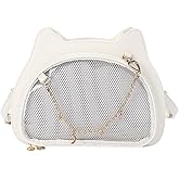 Cute Cat Ita Bag Kawaii Shoulder Bag Handbags Pin Purse Crossbody Display Bags with Insert Anime Cutecore Accessories