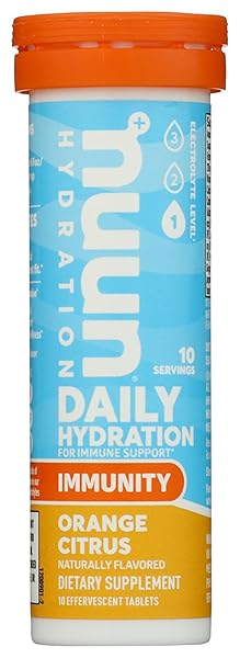 NUUN, IMMUNITY ORANGE CITRUS, 1.9 OUNCE