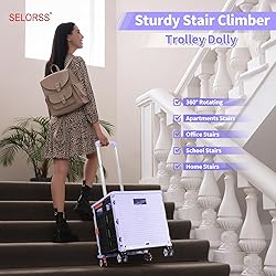 Rolling Crate Utility Cart Collapsible Tote Basket