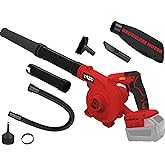Cordless Leaf Blower for Milwaukee M18 Battery,Electric Jobsite Air Blower with Brushless Motor,6 Variable Speed Up to 180MPH