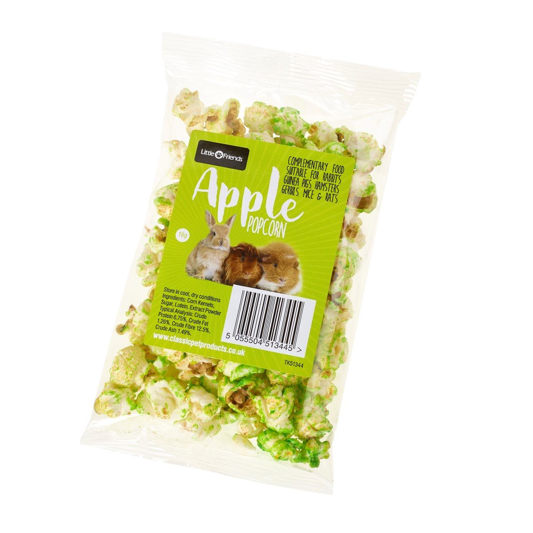 Little Friends Banana Animal Popcorn, Small, 18 g, clear