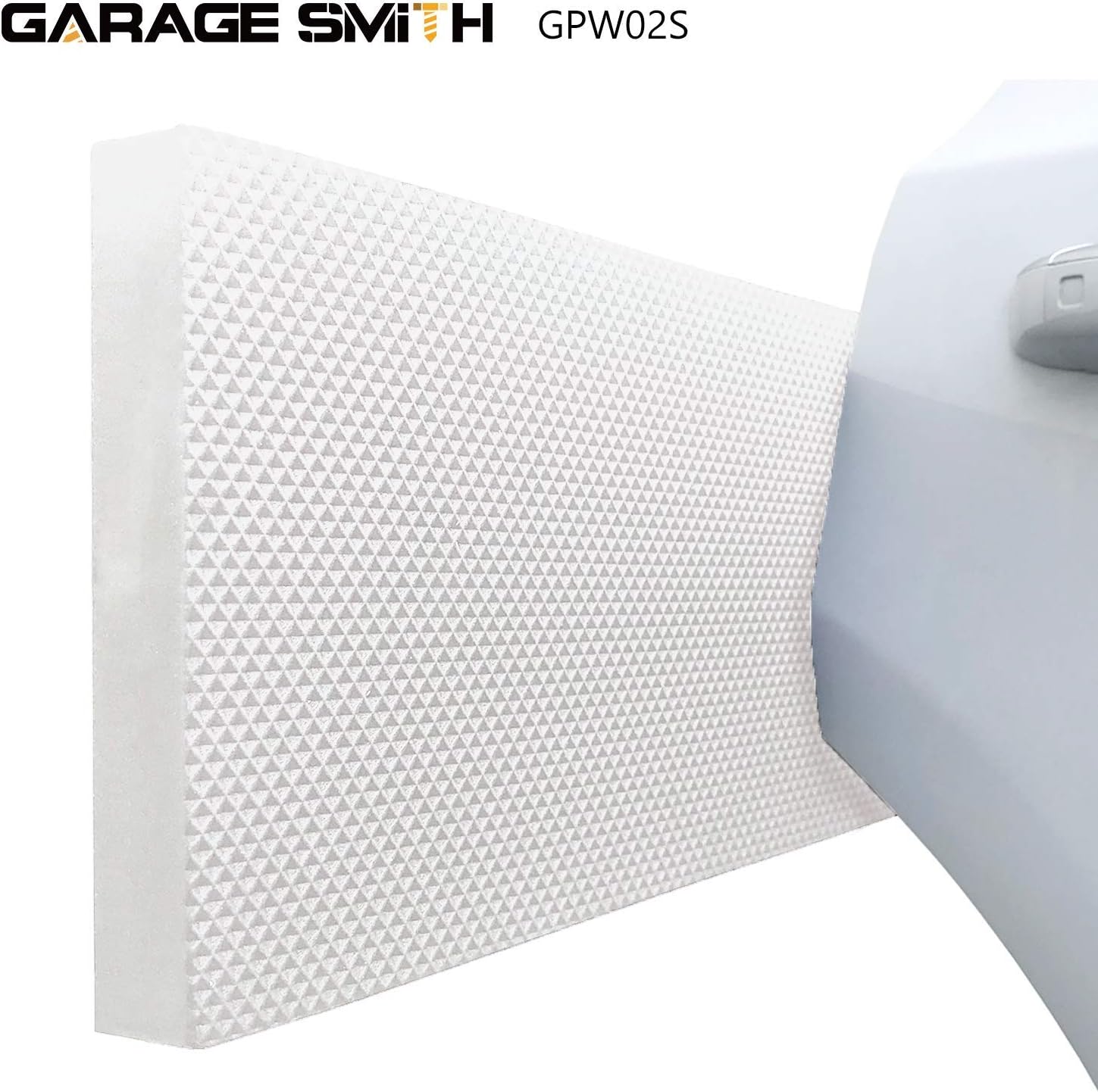 Ampulla Garage Smith GWP02S Garage Wall Protector Car Door Protectors, Designed in Germany (4-Pack White) - Image 3