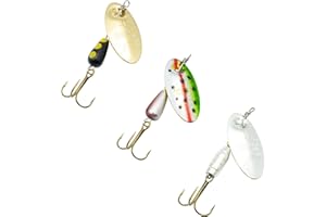 Panther Martin Fishing Lures 3-Pack All Time Greatest Fish Catcher World Famous Spinning Lures in Value Kit Spinners for Trout, Salmon, Panfish, Bass, Crappie & Perch