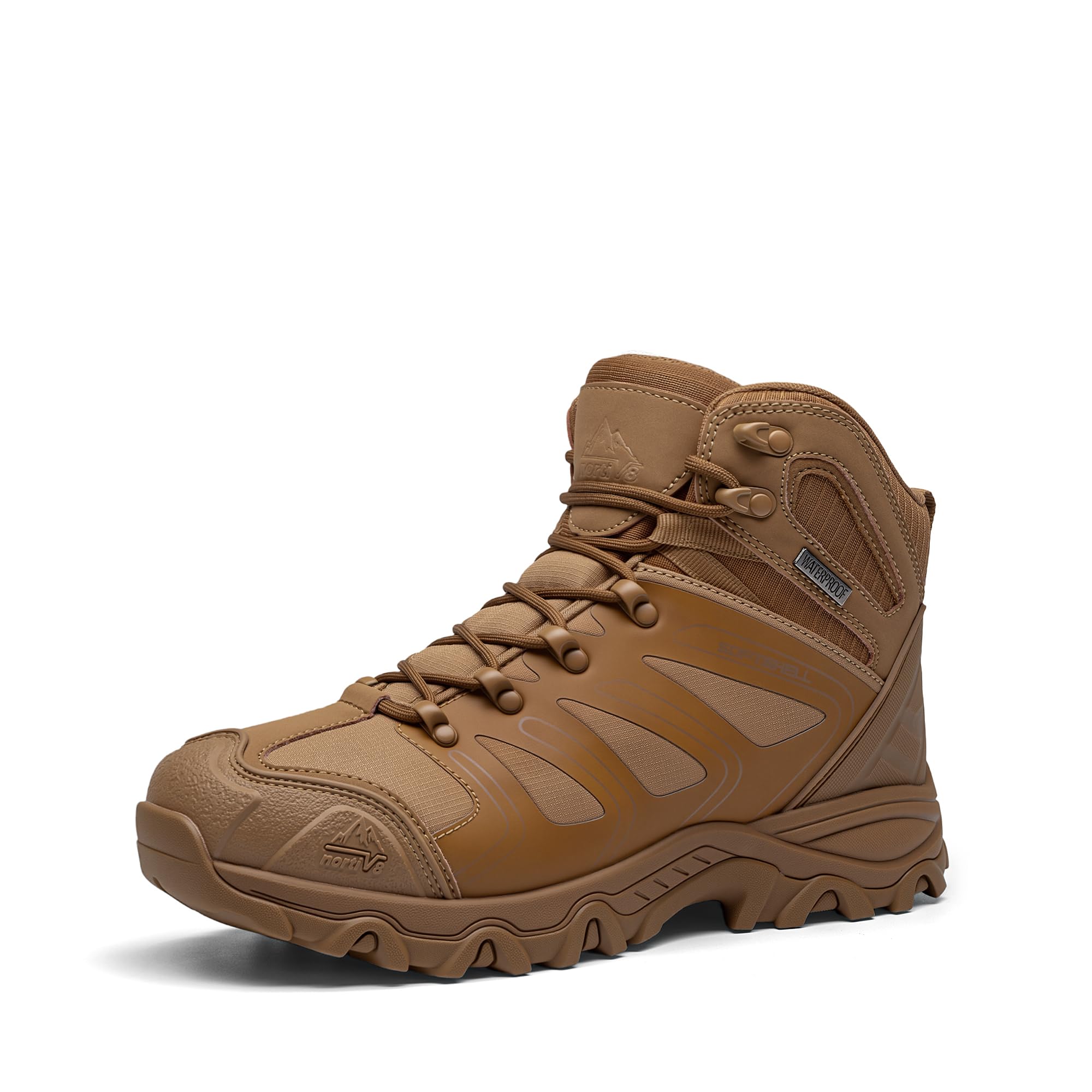 NORTIV 8 Men's Ankle High Waterproof Hiking Boots