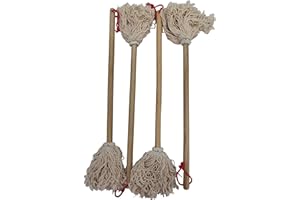 BETTER GRILLIN' Better Grillin BBQ Bastin Mop Basting Barbecue Brush/Mop Easily Applies Marinades, Sauces, Washes Out, 16in Handle, 4pk