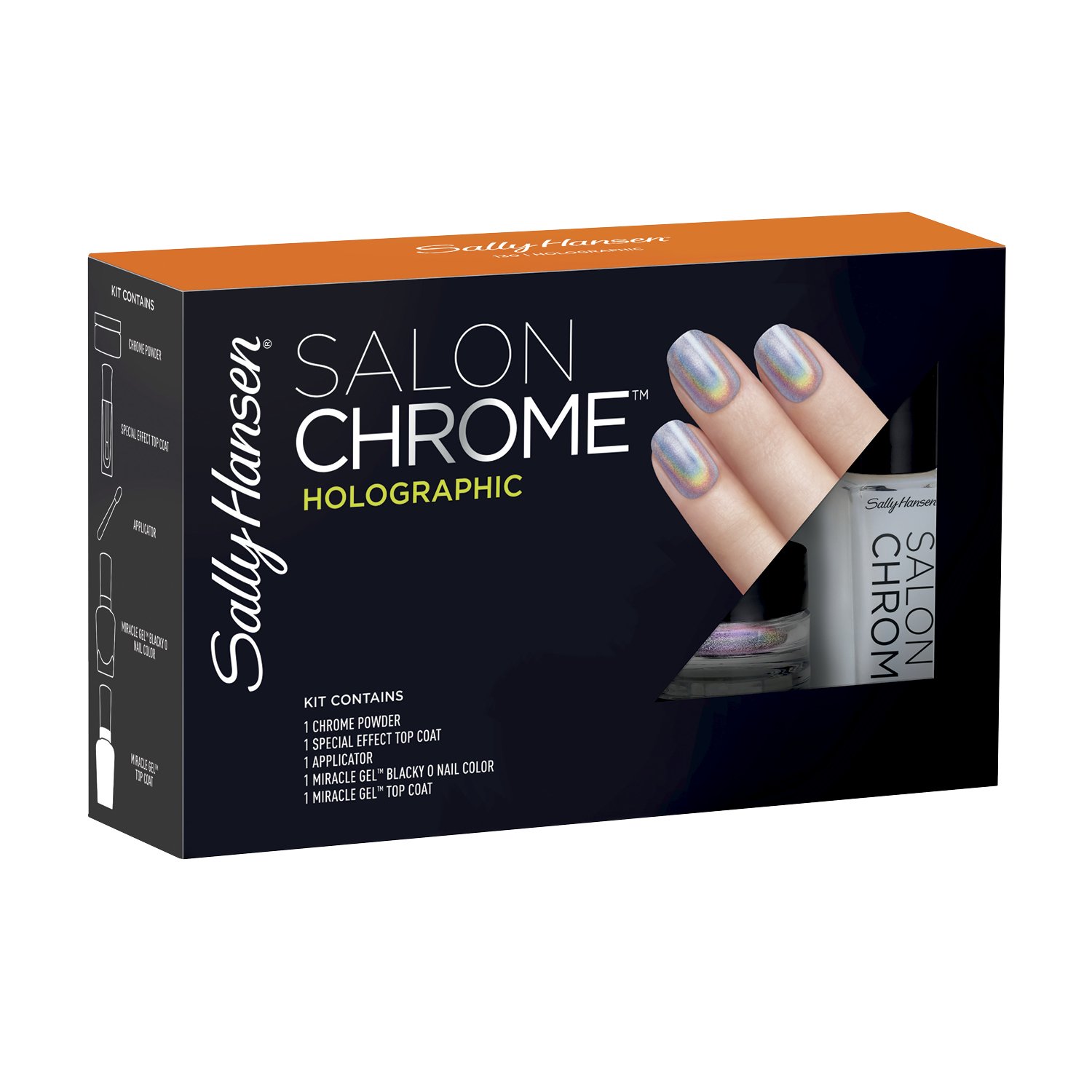 Sally Hansen Salon Chrome Kit, Holographic 130