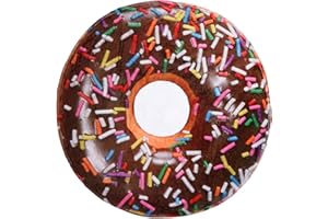 Excervent Realistic Chocolate Donut Blanket for Adults and Kids, 290 GSM Funny Realistic Food Blanket for Kids, Novelty Super Soft Flannel Throw Blankets as Gift, 60 inch