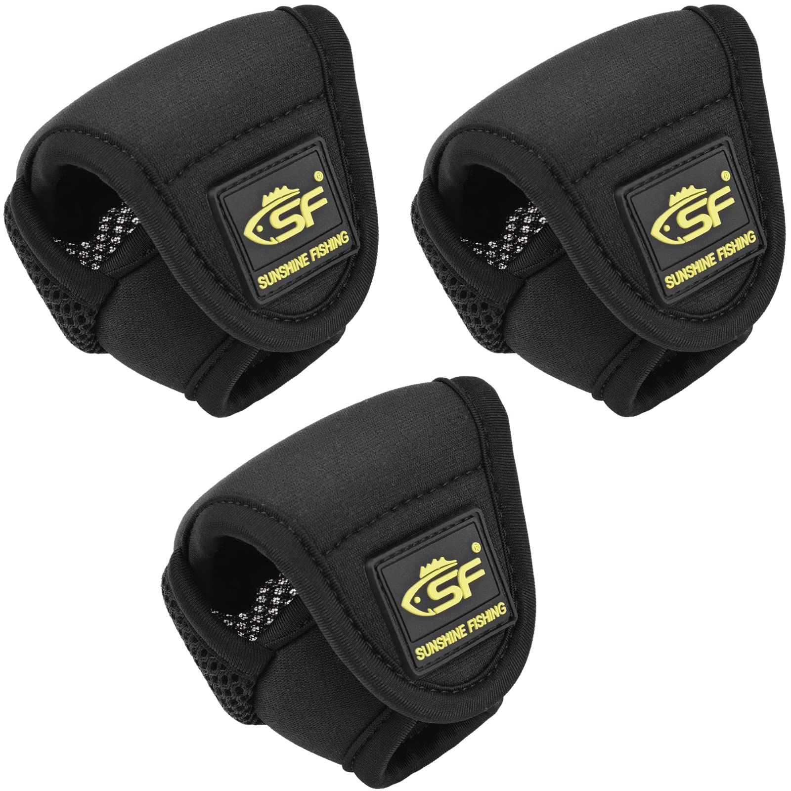 Photo 1 of SF Low Profile Casting Baitcast Reels Cover Case Reel Pouch Glove Fit 300 Series Reel 3Pcs
