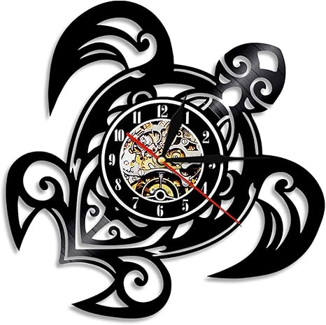Amazon 壁時計 ファッションの装飾レトロなノスタルジア石英の壁時計 創造的なかわいいペット動物ビニール時計 背景の壁 寝室に適用 E 置き時計 掛け時計 オンライン通販