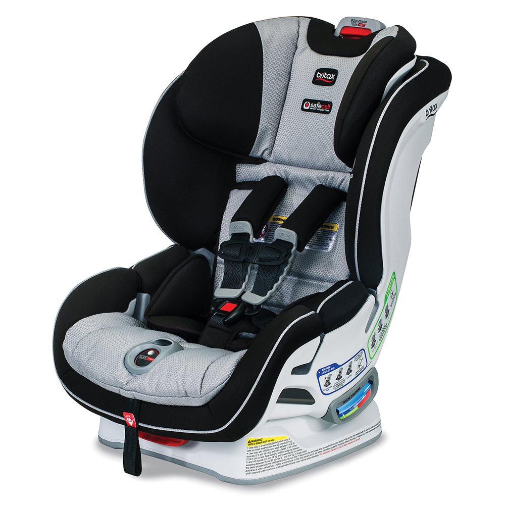 Britax Boulevard ClickTight AntiRebound Bar Convertible Car Seat, Trek
