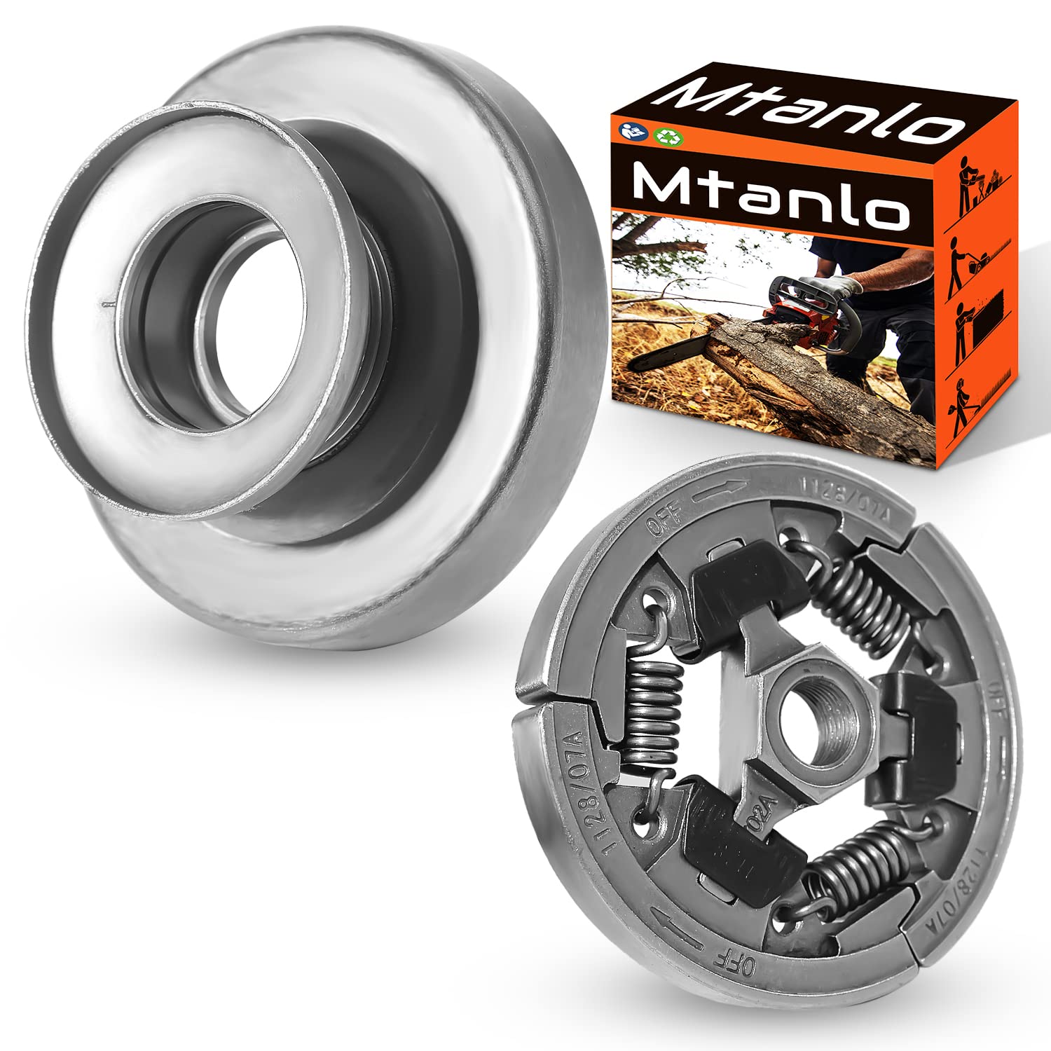 Photo 1 of Mtanlo Clutch Drum V Belt Pulley Kit for Stihl TS410 TS420 TS480i TS500i Concrete Cut Off Saw # 4238 760 8500 1125 160 2005