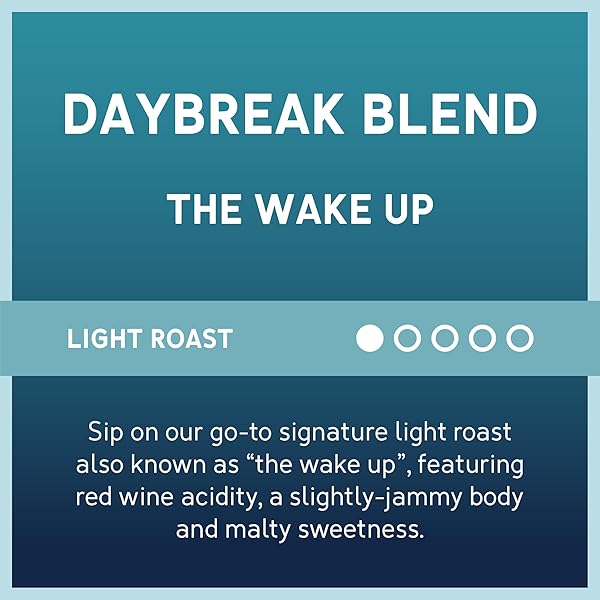 CARIBOU COFFEE, LIGHT ROAST GROUND COFFEE – DAYBREAK MORNING BLEND 20 OUNCE BAG – PACKAGING MAY VARY