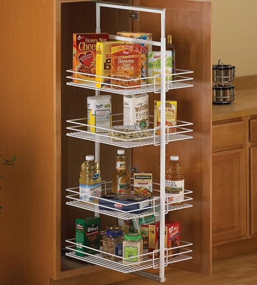 Amazon Com Md Group Center Mount Pantry Roll Out System White