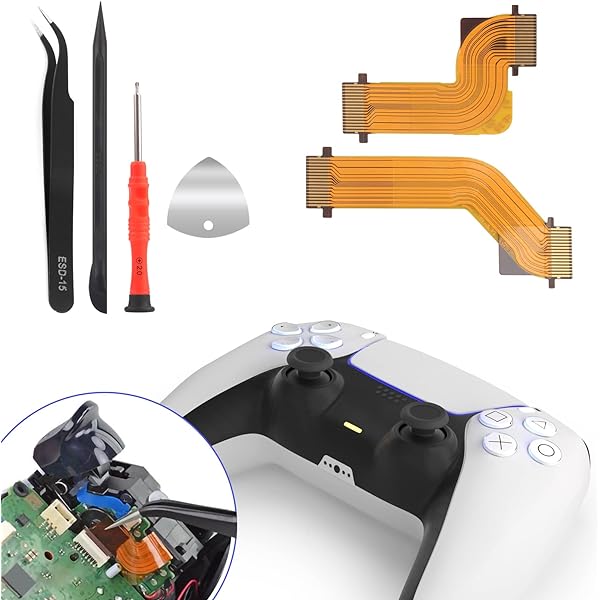 thumbnail image 2 of Built-In Microphone Flex Cable For PS5 Playstation 5 Controller (V2 Version) 2 of 6