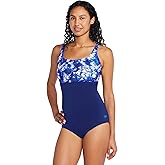 Speedo Women's Endurance+ Color Top One Piece Swimsuit