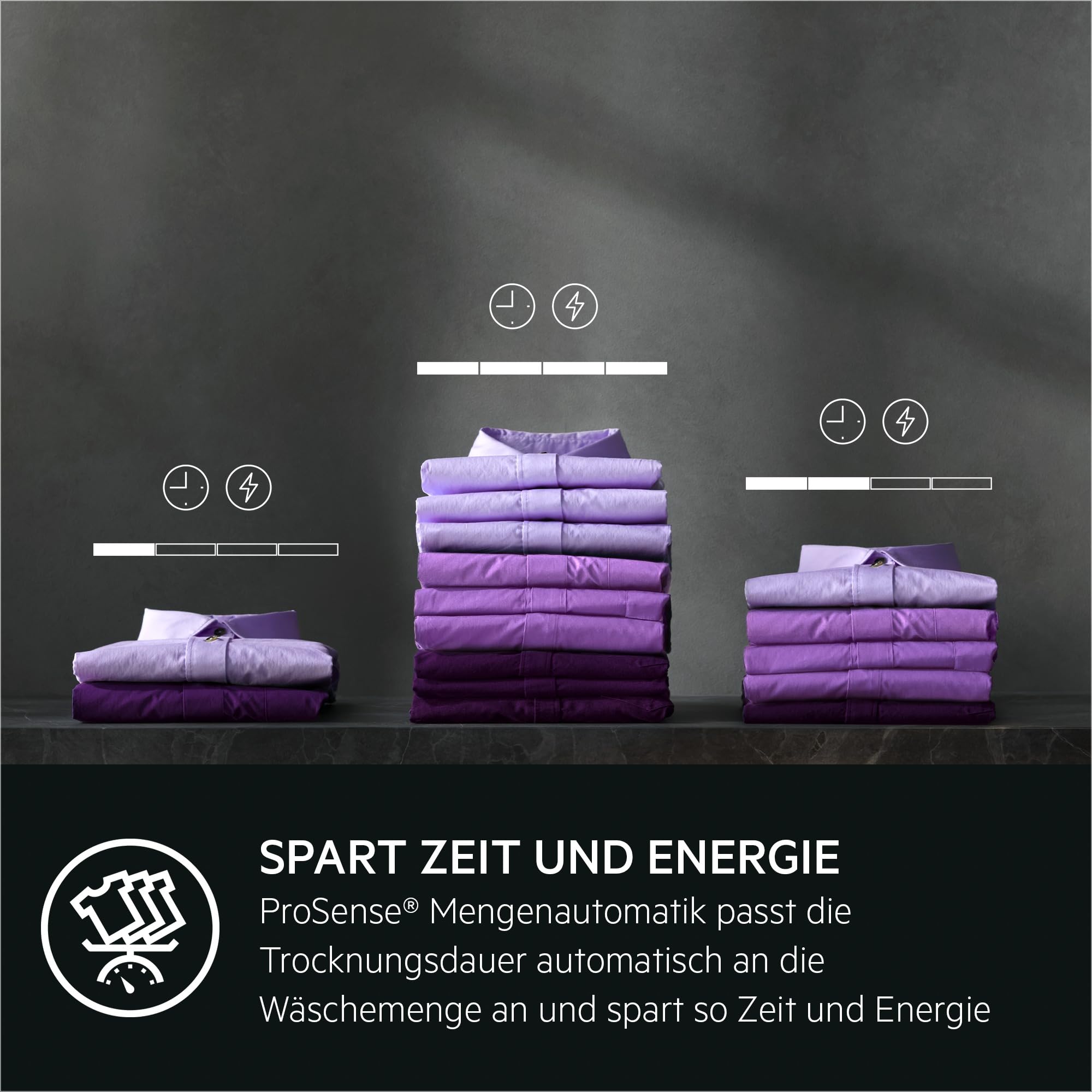AEG Wärmepumpentrockner 8 kg, Serie 7000 SensiDry: Schonendes & energiesparendes Trockenverfahren, neue Energiekl. D, Mengenautomatik, Schontrommel, wechselende Drehrichtung, Knitterschutz, TR7T61580 4