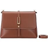 SENDEFN Classic Shoulder Bag for Women Retro Satchel Crossbody Handbags with Zipper Closure Shoulder Purse Vintage