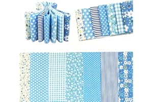40pcs/Bag Floral Print Cotton Roll Quilting Fabric Strips Each Size 6.5x50CM Cotton Precut Crafting Set Assorted Flower Patte