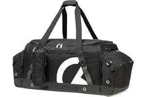 TRAILKICKER Extra Large Ice Hockey Duffle Bag, Durable Sports Equipment Bag with Multiple Pockets, Perfect for Sports Gear, B