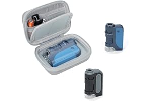 Jiusion USB Microscope Case for Carson MicroBrite Plus (MM-300) BNISE LAKWAR BEBANG Brand Pocket Microscope Mini Handheld Scope, Waterproof Shockproof Dust-proof Include a Carabiner (Case Only)