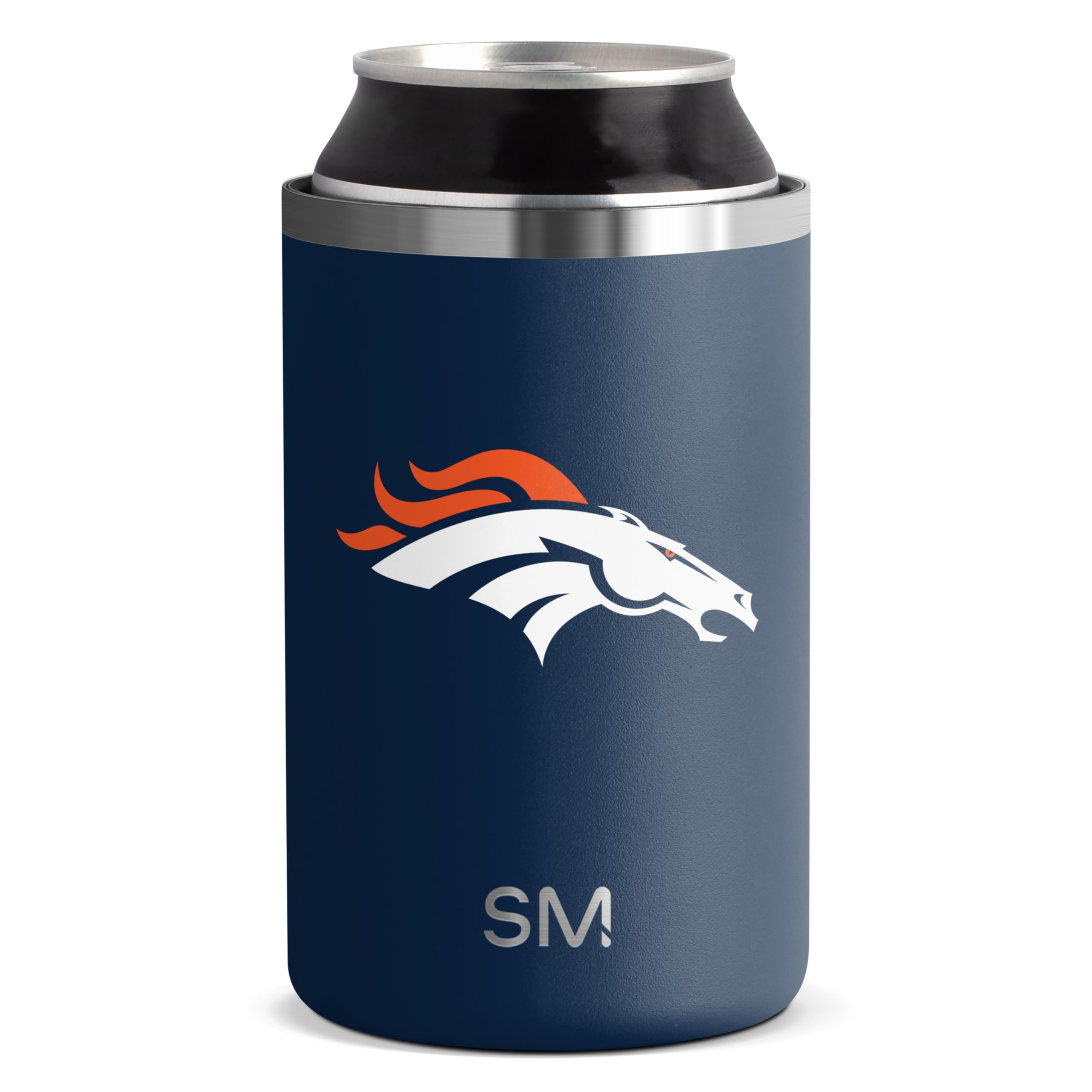 Simple Modern Officially Licensed NFL Denver Broncos Gifts for Men, Women, Dads, Fathers Day | Insulated Ranger Can Cooler for Standard 12oz Cans - Beer, Seltzer, and Soda