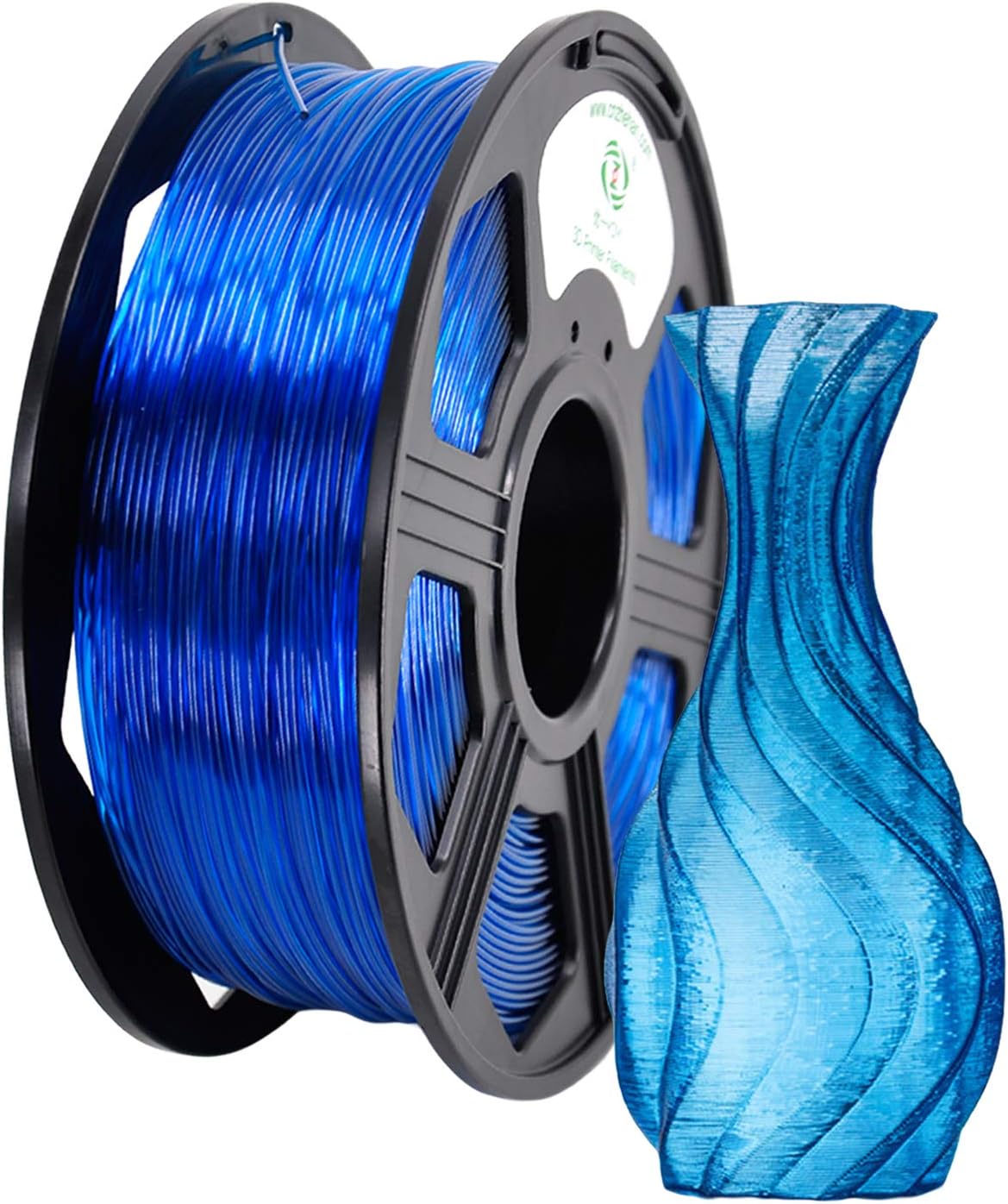 YOYI YOYIPETG 3D Printer Filament, PETG Filament 1.75mm Dimensional Accuracy +/- 0.03mm, 1kg Spool (2.2lbs), PETG Blue