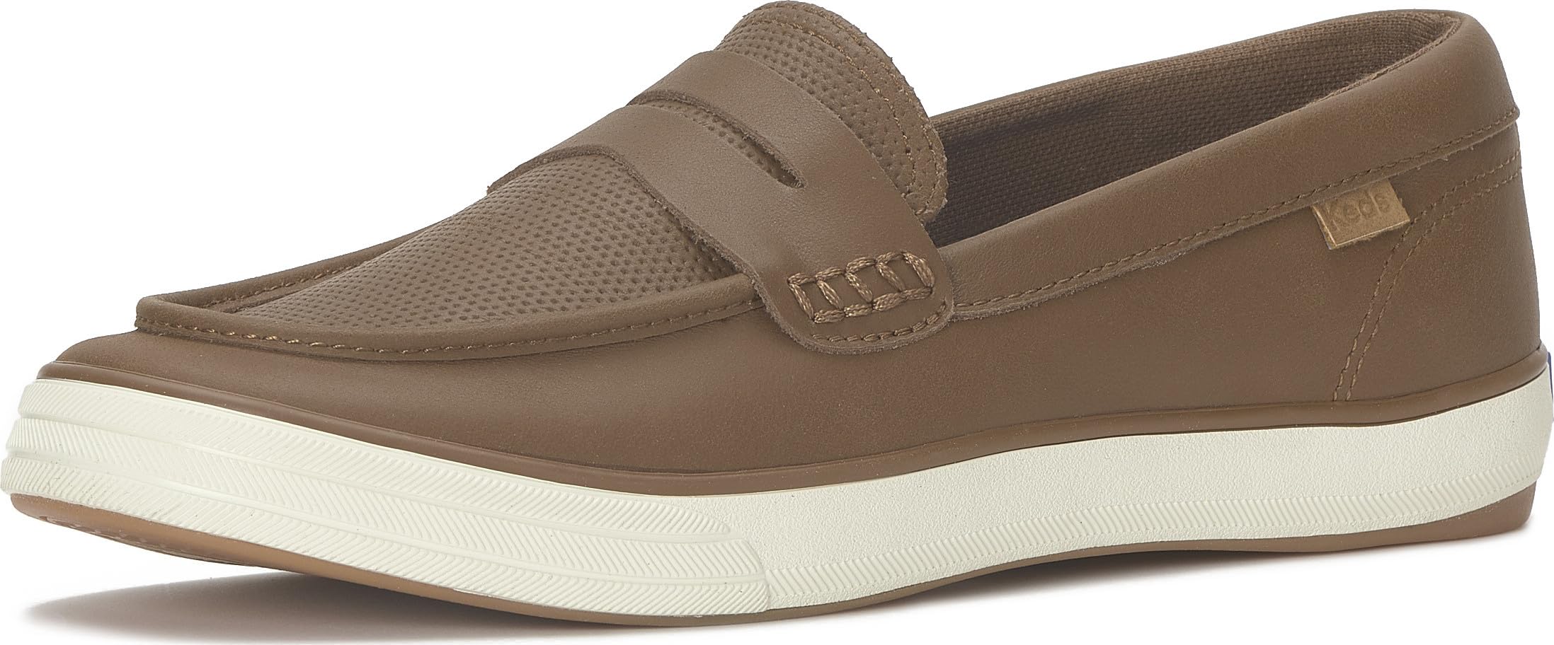Keds Center Iii Loafer Fashion Sneaker, Cognac, 5.5