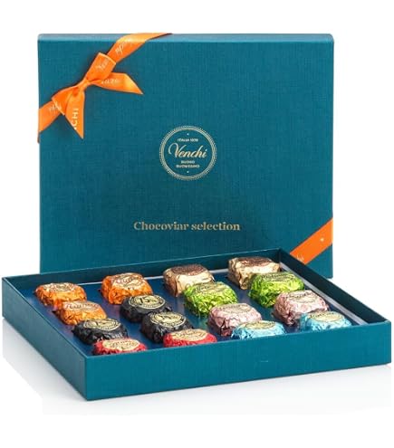 Amazon.com: Venchi - Murrine Gift Box with Raspberry Chocoviar and