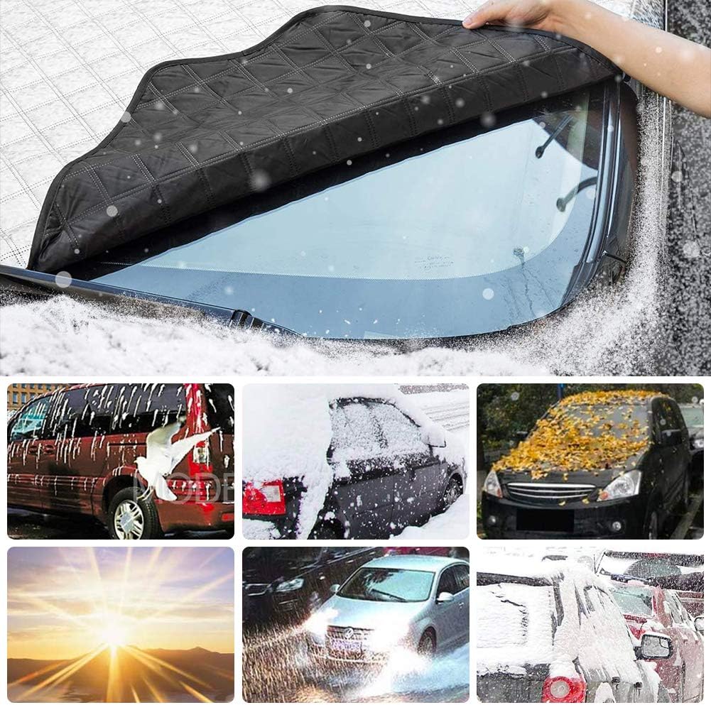 Car Windscreen Cover, Windscreen Sun Shade, Block UV Rays in Summer, Heavy Duty Thickened Protective Windshield Cover, Universal - Image 4