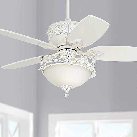 44 Casa Deville Vintage Chic Ceiling Fan With Light Led Dimmable