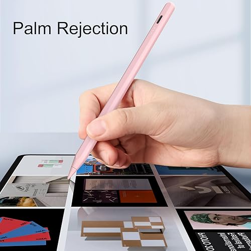 Stylus Pen for iPad, 13 mins Fast Charge for Apple iPad Pencil with Palm  Rejection, Compatible with 2018-2024