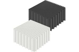 50 Pcs Drainage Interlocking Floor Tiles, 11.8'' x 11.8'' Soft TPE Non Slip Shower Floor Tiles for Pool Bathroom Shower Balco