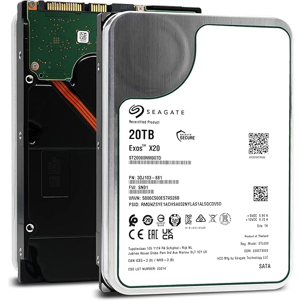 SEAGATE Exos X18 18TB 正規品　HDD SATA NAS Amazon.com: Seagate Exos X18 ST18000NM005J 18 TB Hard Drive