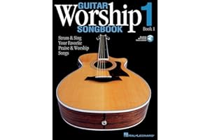 Guitar Worship Songbook - Book 1 | Praise and Worship Sheet Music for Guitar Players | Strum and Sing Chord Songbook with Onl