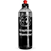 Adam's Polishes Graphene Shampoo 16oz - Ceramic Coating Infused Car Wash Soap - Powerful Cleaner &amp; Protection In One Step - pH Neutral, High Suds For Foam Cannon, Foam Gun, Or Detailing Bucket