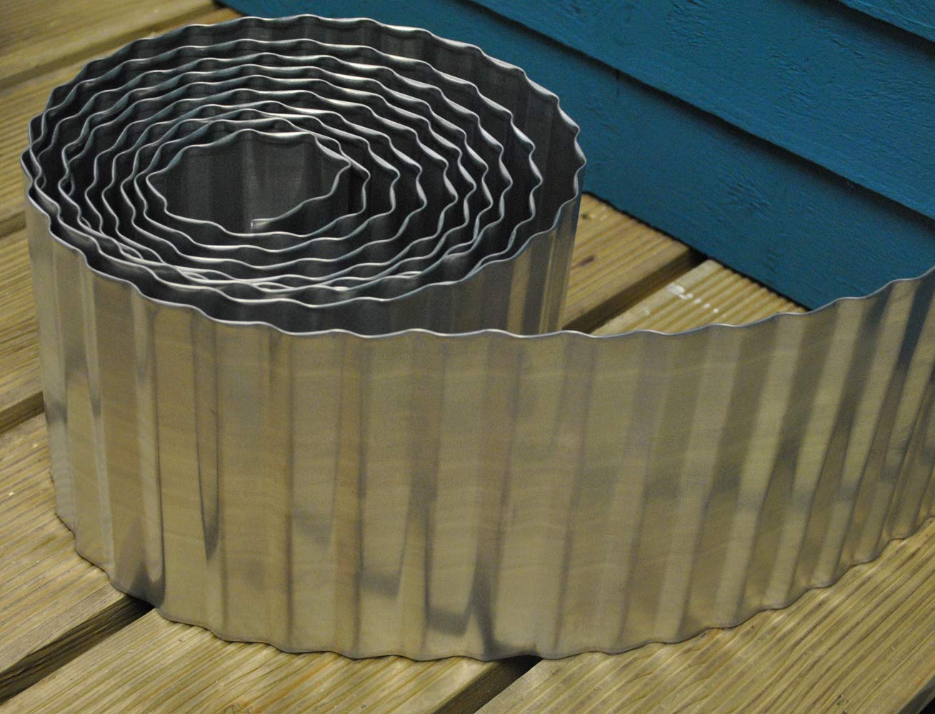 Selections - Borde de Acero galvanizado para césped (16, 5 m x 5 m ...