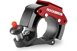 ROCKBROS Bike Bells Hidden MTB Bells Bicycle Bells for 22.2mm Handlebars, More Than 100dB, Clear & Long Sound Ringer, Mountai