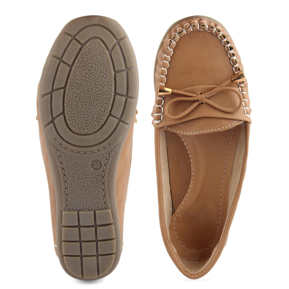 tashi women's synthetic leather loafers