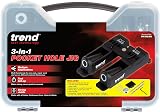 Trend 3 in 1 Pocket Hole Jig Kit PH/JIG/BK with Drill Bit Collar & Case view 2