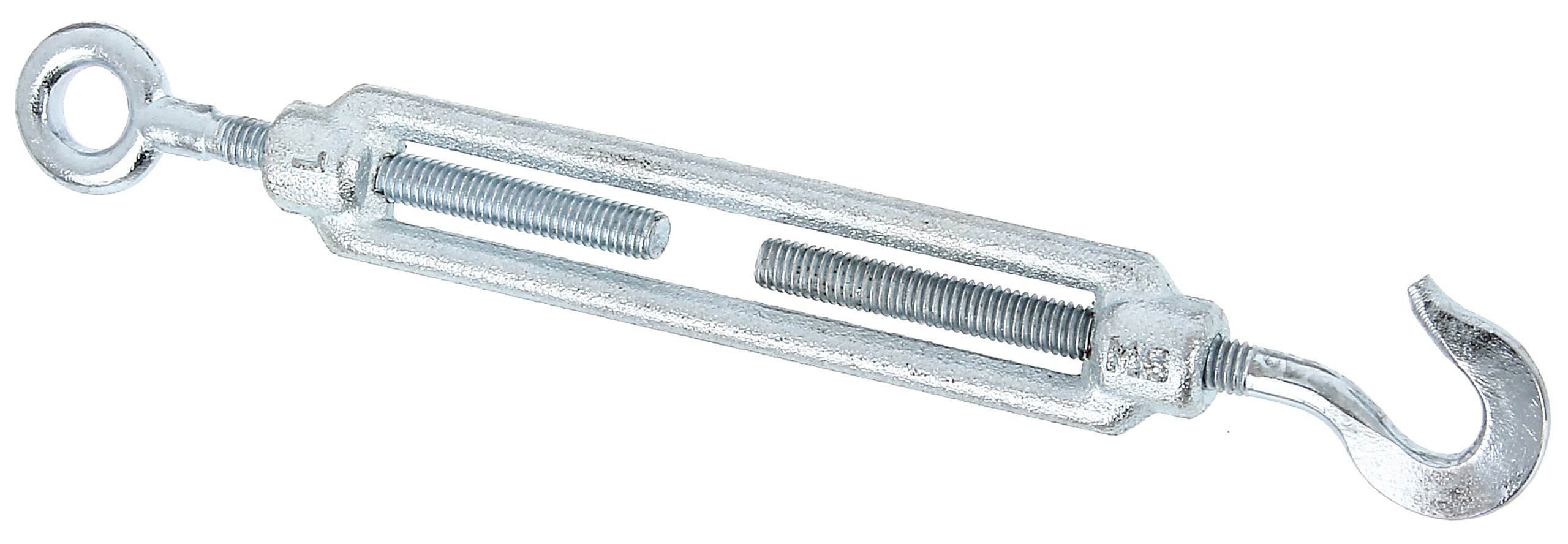 Tension Lock with Hook and Eyelet Galvanised M6 / 150 mm