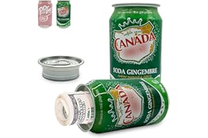 AZ-HOMEY Soda Pop Can Diversion Safe, Hidden Safe Stash with Realistic Design for Secure Storage, Secret Hidden Storage for Cash, Jewelry, Keys & Small Valuables – Perfect for Home, Office, and Car - Canada
