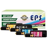 EPS Compatible Replacement for Dell 1250c 1350cnw 1355cn High Yield Black Toner Cartridges - 4 pk ( BCMY )