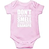 CBTwear Don't Look At Me, That Smell Is Coming From My Grandpa Baby Bodysuit - Newborn Unisex Clothes