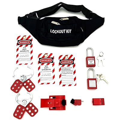 Buy Lockout Tagout Kit - Clamp-On Circuit Breaker Lockout, Group ...