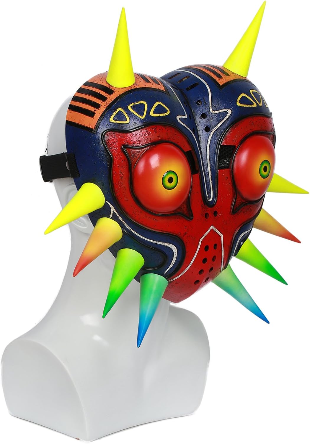 Amazon Com Majora S Mask Colorful Life Size Deluxe Resin Adult Cosplay Costume Accessory Prop Clothing