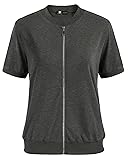 KANCY KOLE Women's Plus Size Short Sleeve Jackets